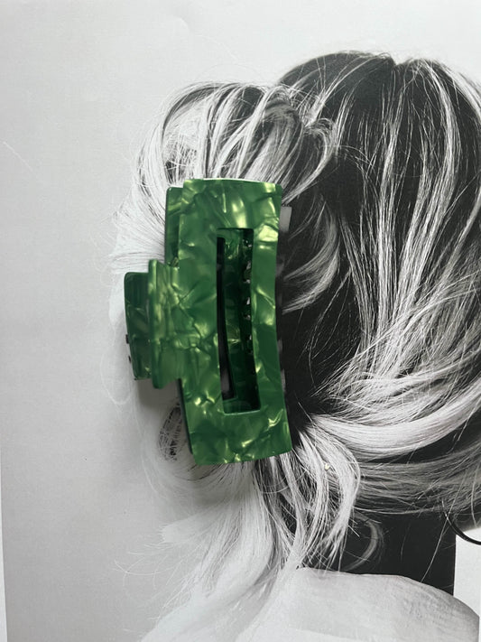 Hair Claw - Emerald