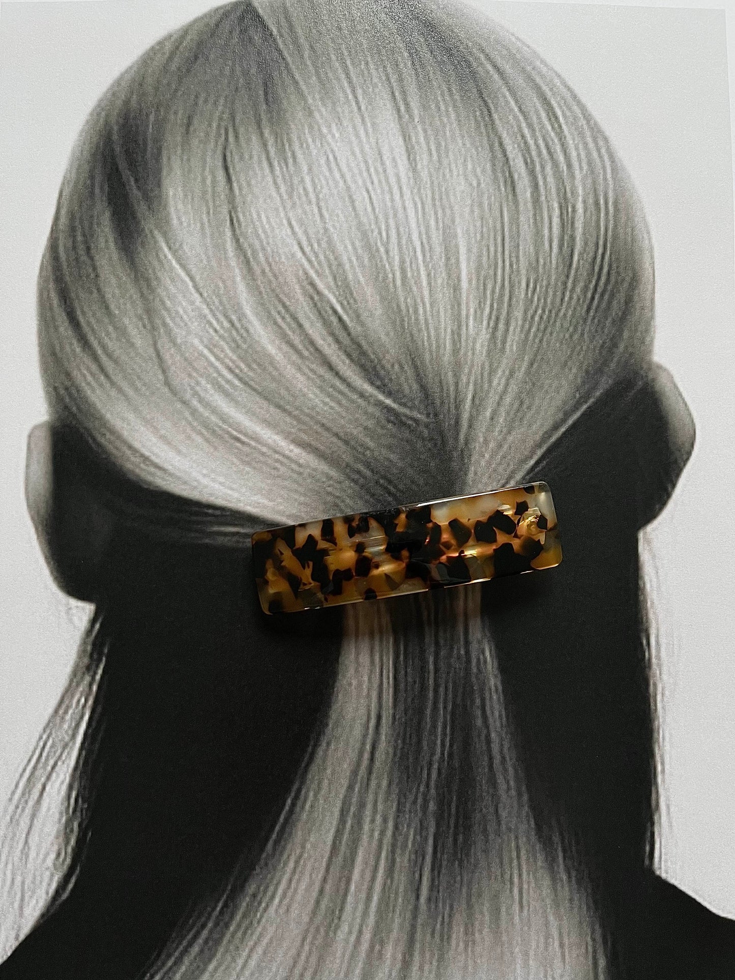 Scandi Barrette - Maroon