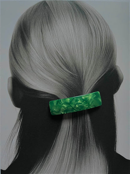 Scandi Barrette - Emerald